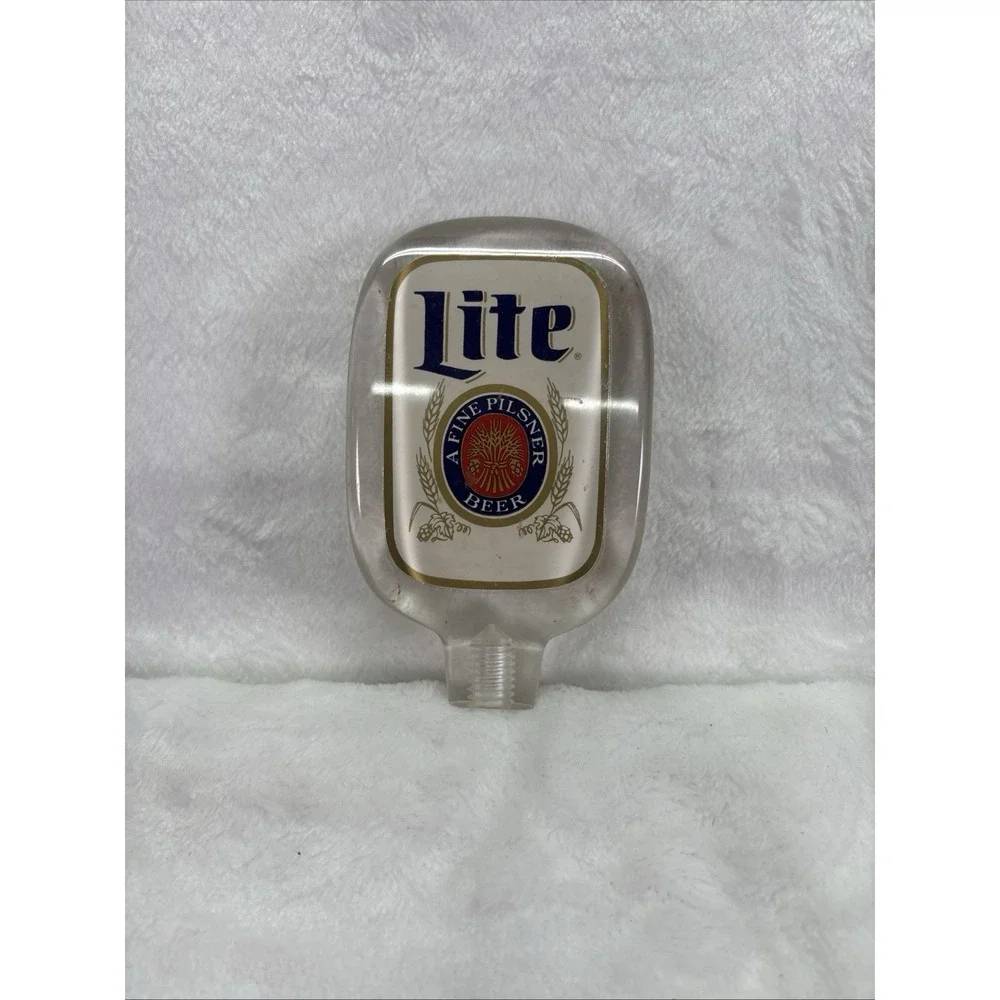 Miller Lite Beer Tap Handle Knob Breweriana Collectible Barware Beer Tap Knob
